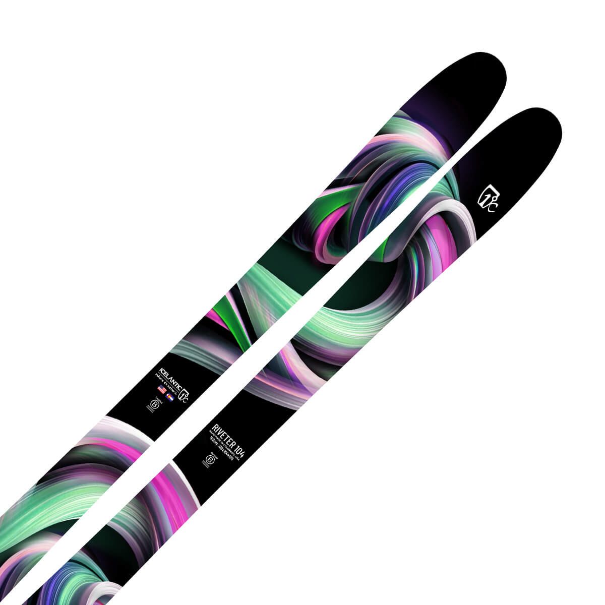 アイスランティック ICELANTIC　RIVETER 104 リベータ― 104　スキー板 単品 2025-2026 詳細3