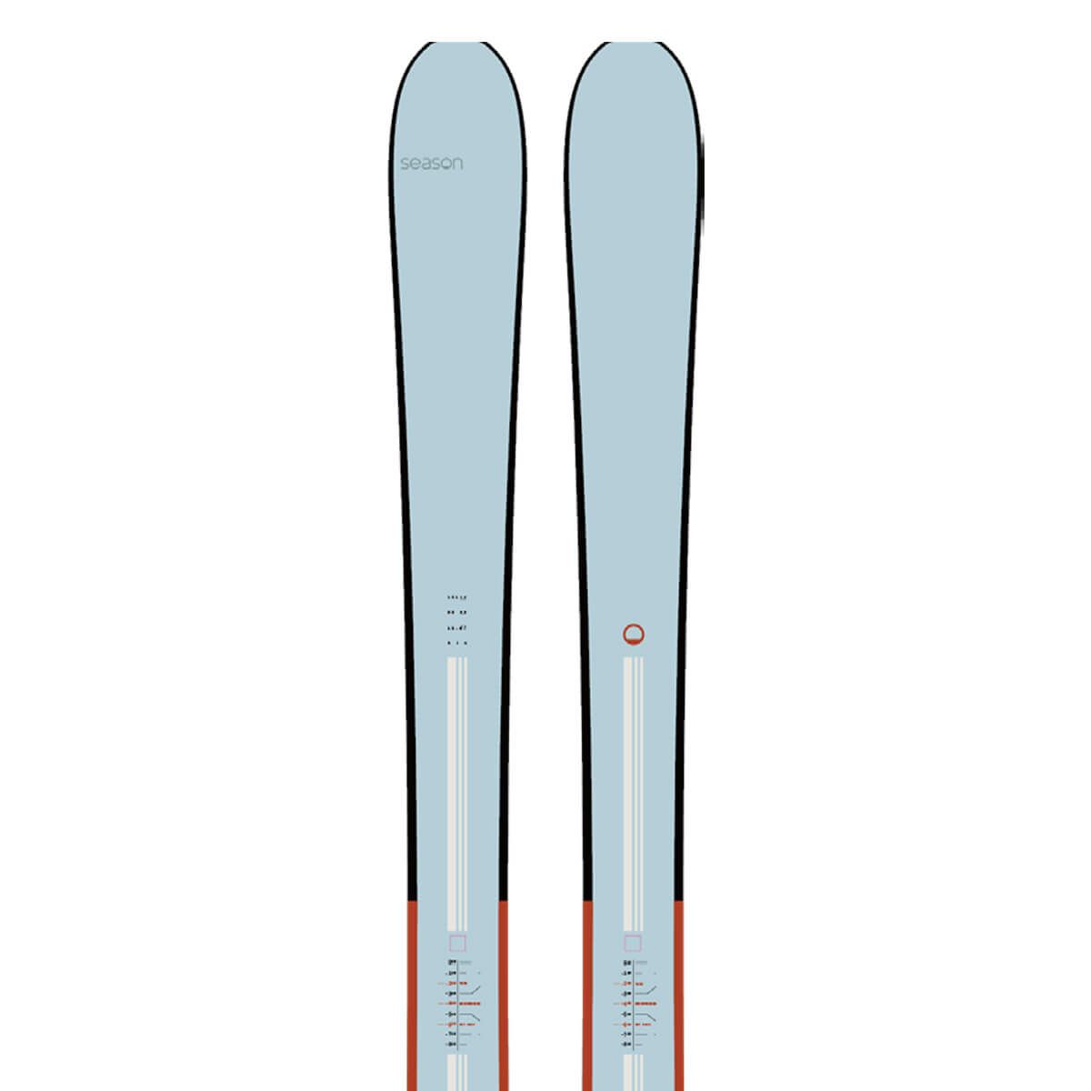 シーズン SEASON　Kin キン Blue　スキー板 単品 2025-2026