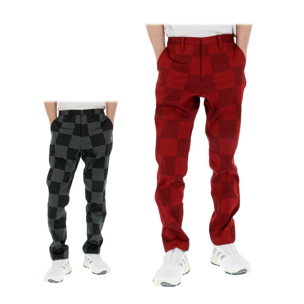 セントアンドリュース St ANDREWS　メンズ ホースビット柄 ストレッチ ロングパンツ 042-1231003