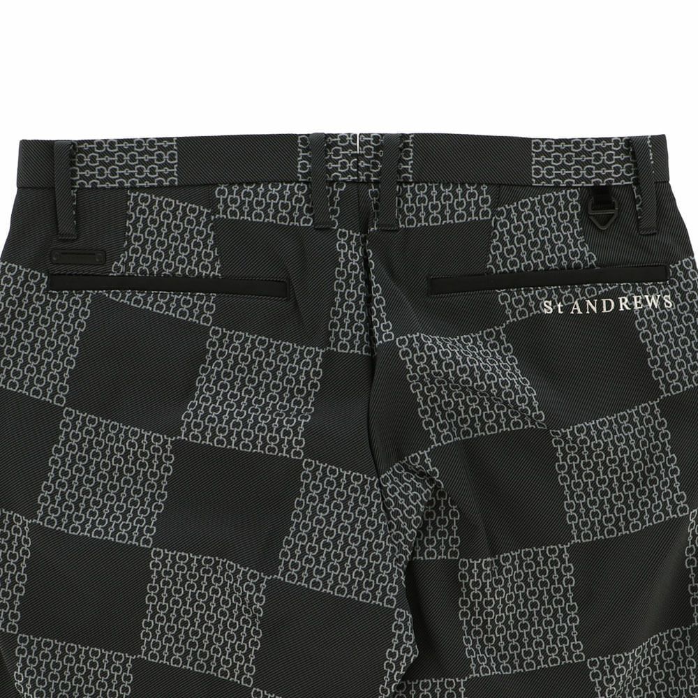 セントアンドリュース St ANDREWS　メンズ ホースビット柄 ストレッチ ロングパンツ 042-1231003 詳細6