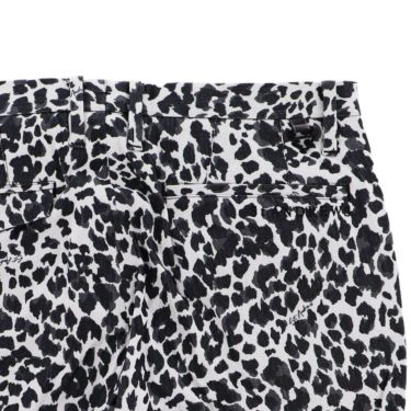 セントアンドリュース St ANDREWS　メンズ レオパード ジャガード ストレッチ ロングパンツ 042-1231005 ホワイト 詳細5