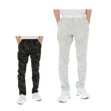 セントアンドリュース St ANDREWS　メンズ リンクスグリーン ジャガード ロングパンツ 042-2231003