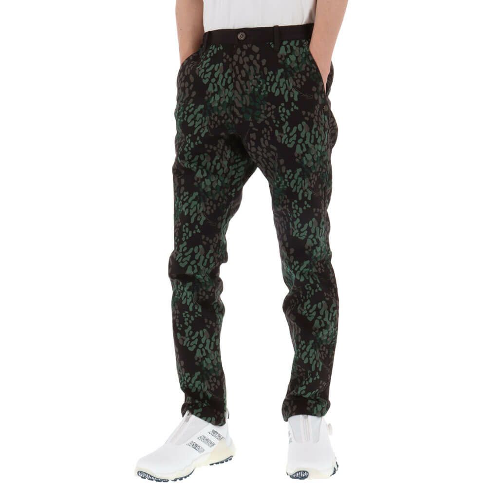 セントアンドリュース St ANDREWS　メンズ リンクスグリーン ジャガード ロングパンツ 042-2231003 詳細4