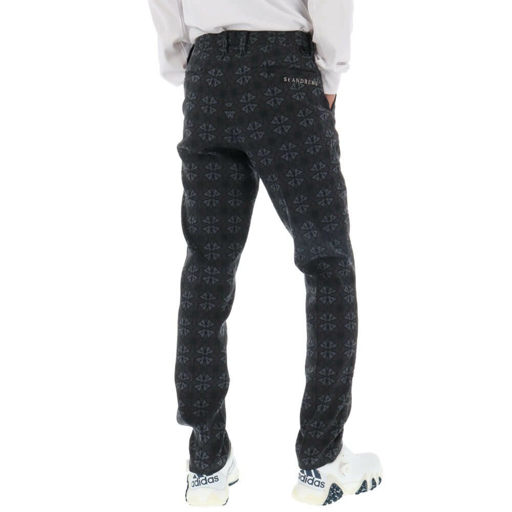 セントアンドリュース St ANDREWS　メンズ エジンバラステンドグラス ジャガード ロングパンツ 042-2231005 詳細3