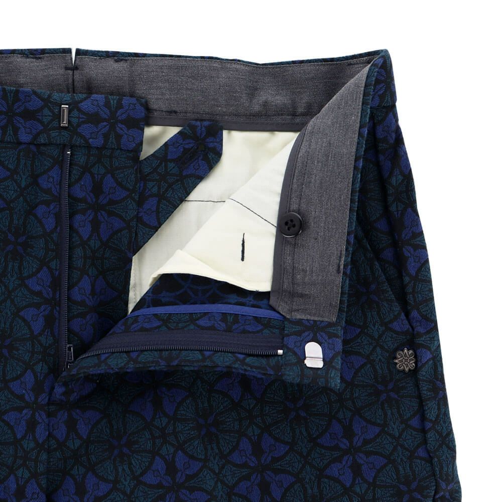 セントアンドリュース St ANDREWS　メンズ エジンバラステンドグラス ジャガード ロングパンツ 042-2231005 詳細8