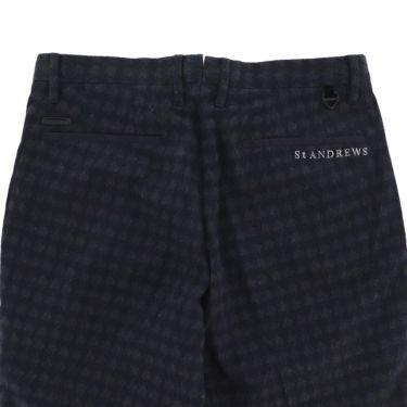 セントアンドリュース St ANDREWS　メンズ 変形千鳥 ジャガード ロングパンツ 042-2231011 詳細6