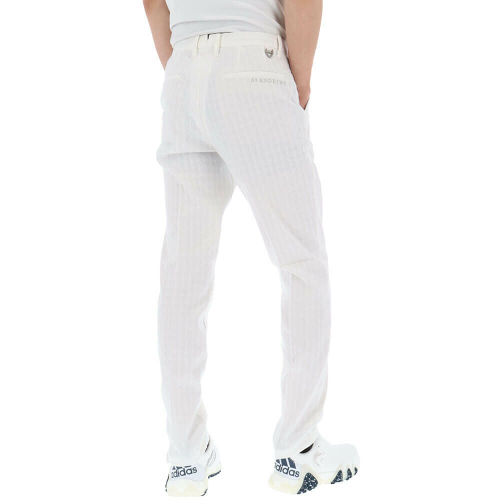 セントアンドリュース St ANDREWS　メンズ 変形千鳥 ジャガード ロングパンツ 042-2231011 詳細8