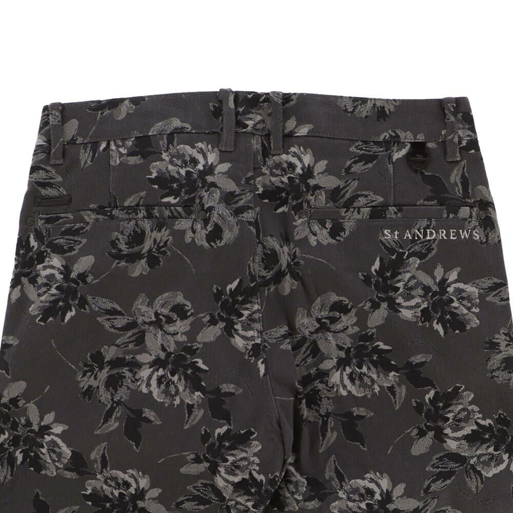 セントアンドリュース St ANDREWS　メンズ ボニースコットランド ジャガード ロングパンツ 042-2231105 グレー 詳細5