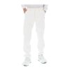 セントアンドリュース St ANDREWS　メンズ ロゴデザイン モノグラム柄 エンボスプリント 裏起毛 ボンディング ロングパンツ 042-2231155 ホワイト