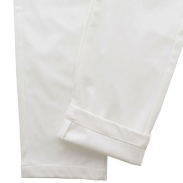 セントアンドリュース St ANDREWS　メンズ ロゴデザイン モノグラム柄 エンボスプリント 裏起毛 ボンディング ロングパンツ 042-2231155 ホワイト 詳細6