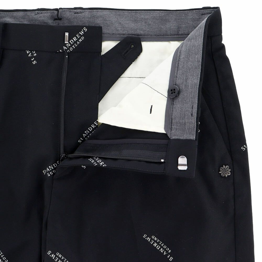 セントアンドリュース St ANDREWS　メンズ ロゴ ジャガード ロングパンツ 042-2231901 詳細5