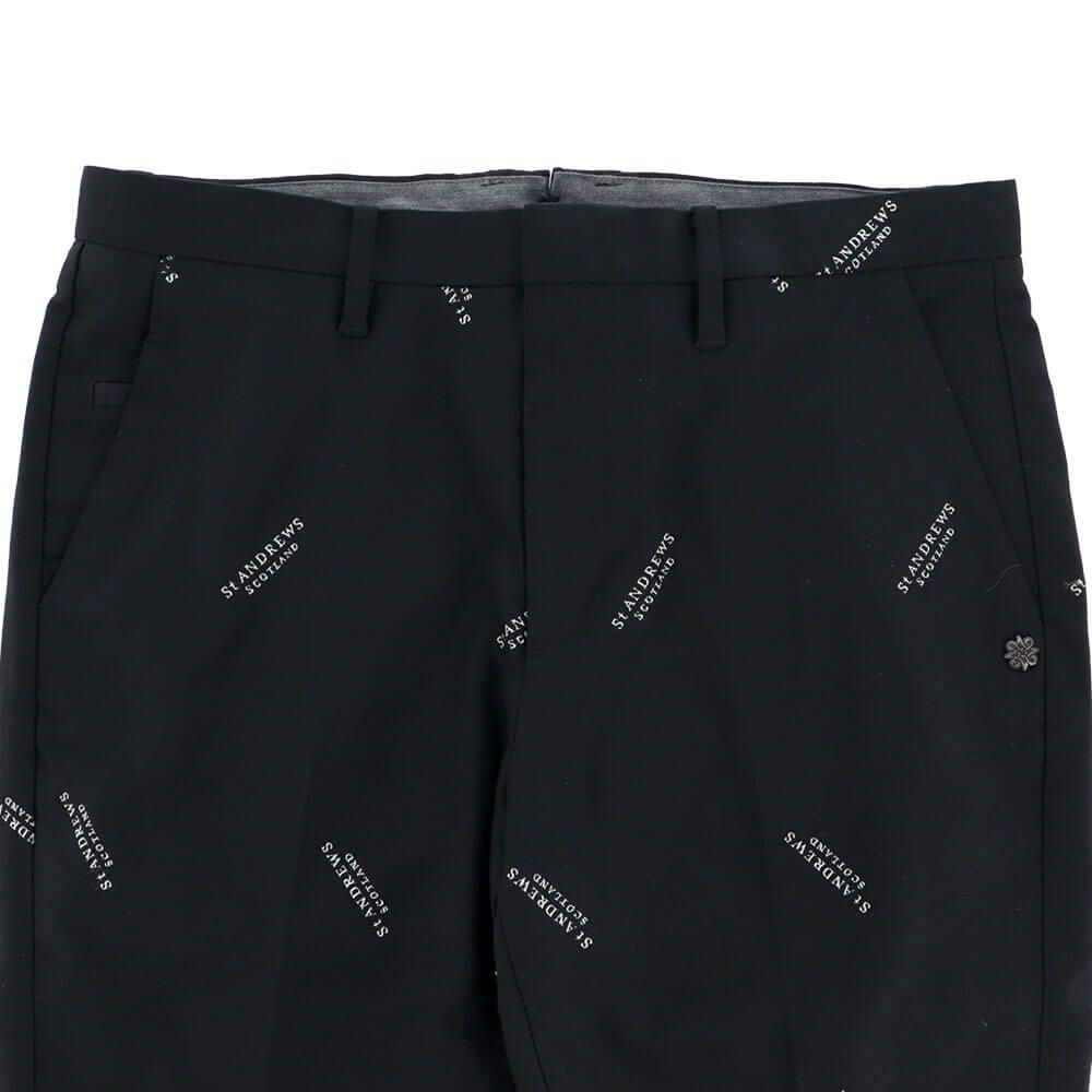 セントアンドリュース St ANDREWS　メンズ ロゴ ジャガード ロングパンツ 042-2231901 詳細6
