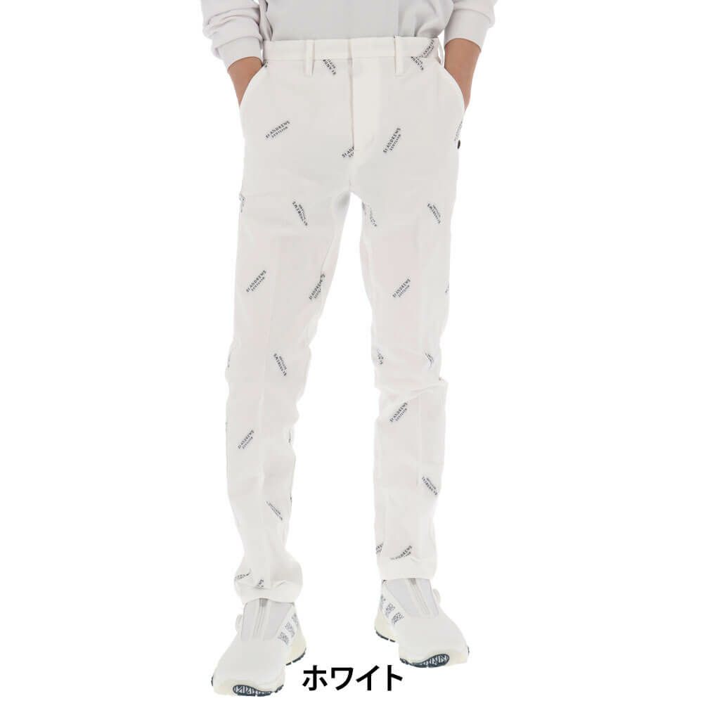 セントアンドリュース St ANDREWS　メンズ ロゴ ジャガード ロングパンツ 042-2231901 詳細9