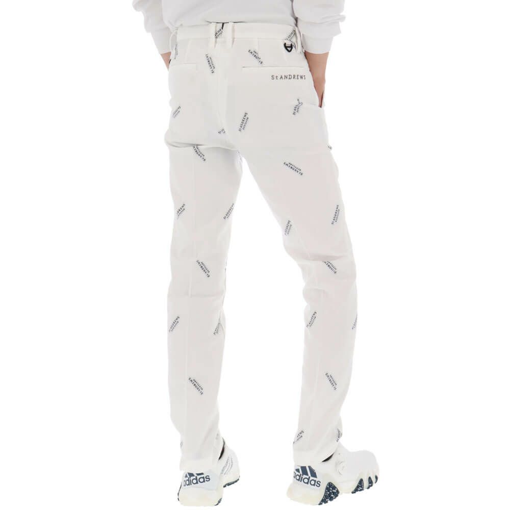 セントアンドリュース St ANDREWS　メンズ ロゴ ジャガード ロングパンツ 042-2231901 詳細10