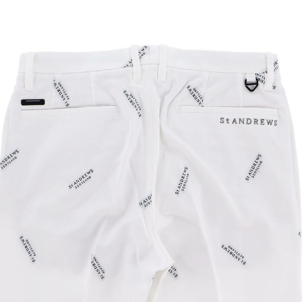 セントアンドリュース St ANDREWS　メンズ ロゴ ジャガード ロングパンツ 042-2231901 詳細12