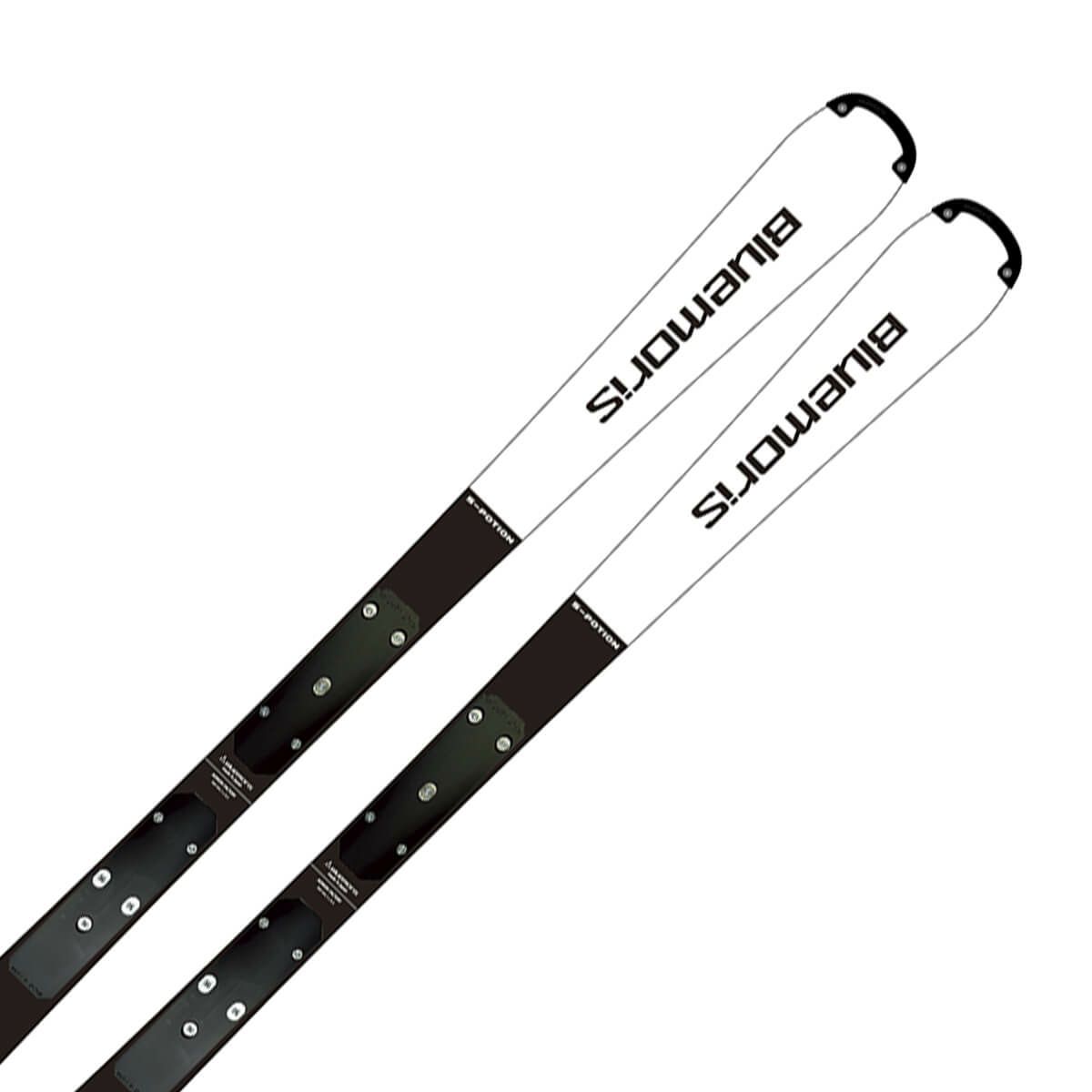 ブルーモリス BLUEMORIS　S-POTION White / BM PLATE＋XCOMP 12 S-ポーション　スキー板 ビンディングセット 2025-2026