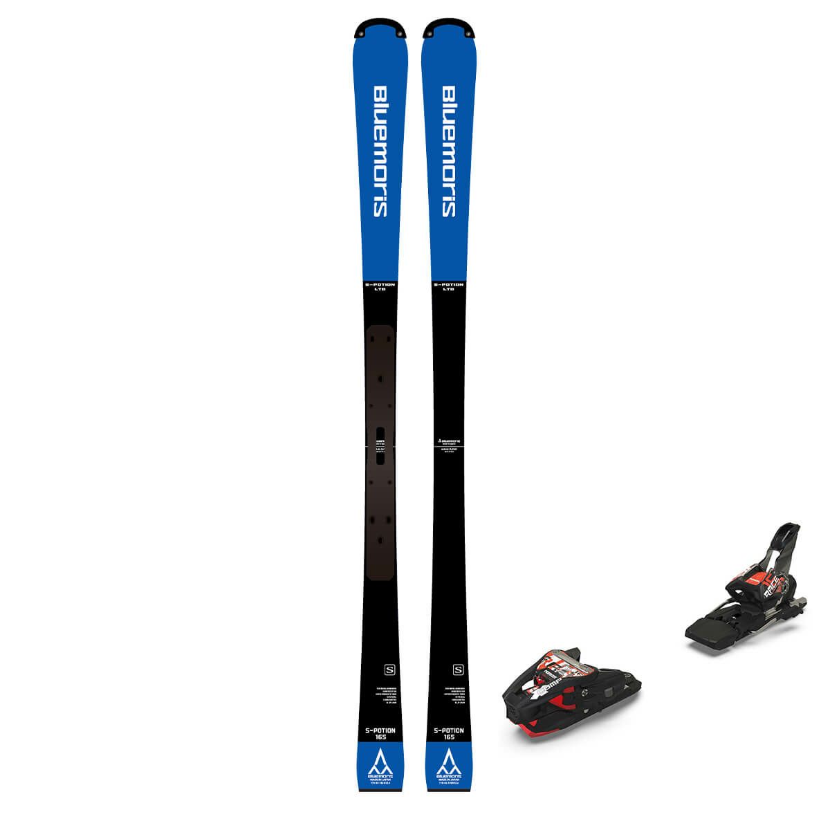 ブルーモリス BLUEMORIS　S-POTION Ltd. Blue / BM LONG PLATE＋XCOMP 12 S-ポーション リミテッド　スキー板 ビンディングセット 2025-2026