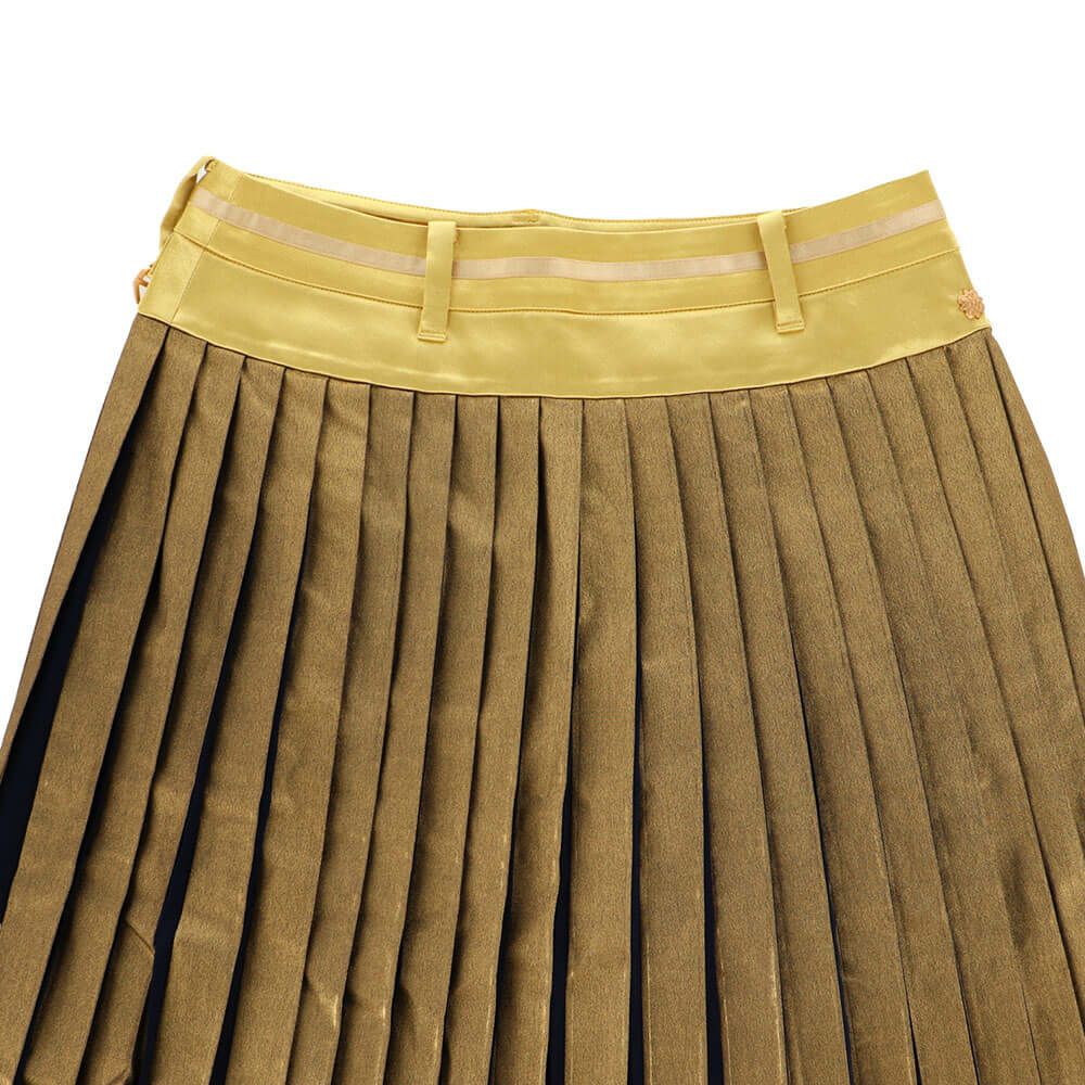 セントアンドリュース St ANDREWS　レディース ストライプ箔プリント プリーツ スカート 043-1234004 詳細8