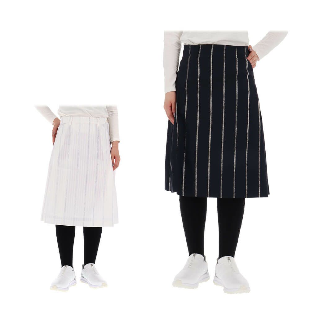 セントアンドリュース St ANDREWS　レディース ラメストライプ スカート 043-1234902