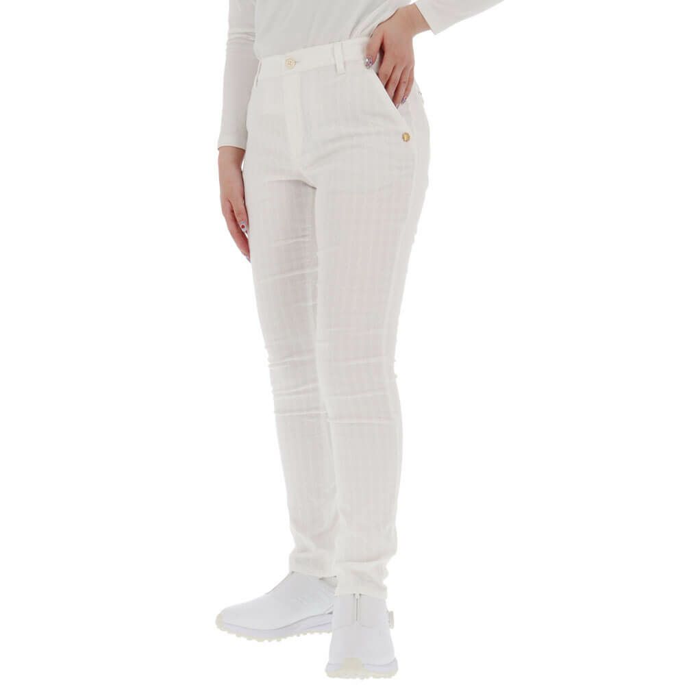 セントアンドリュース St ANDREWS　レディース 変形千鳥ジャガード ロングパンツ 043-2231012 詳細2