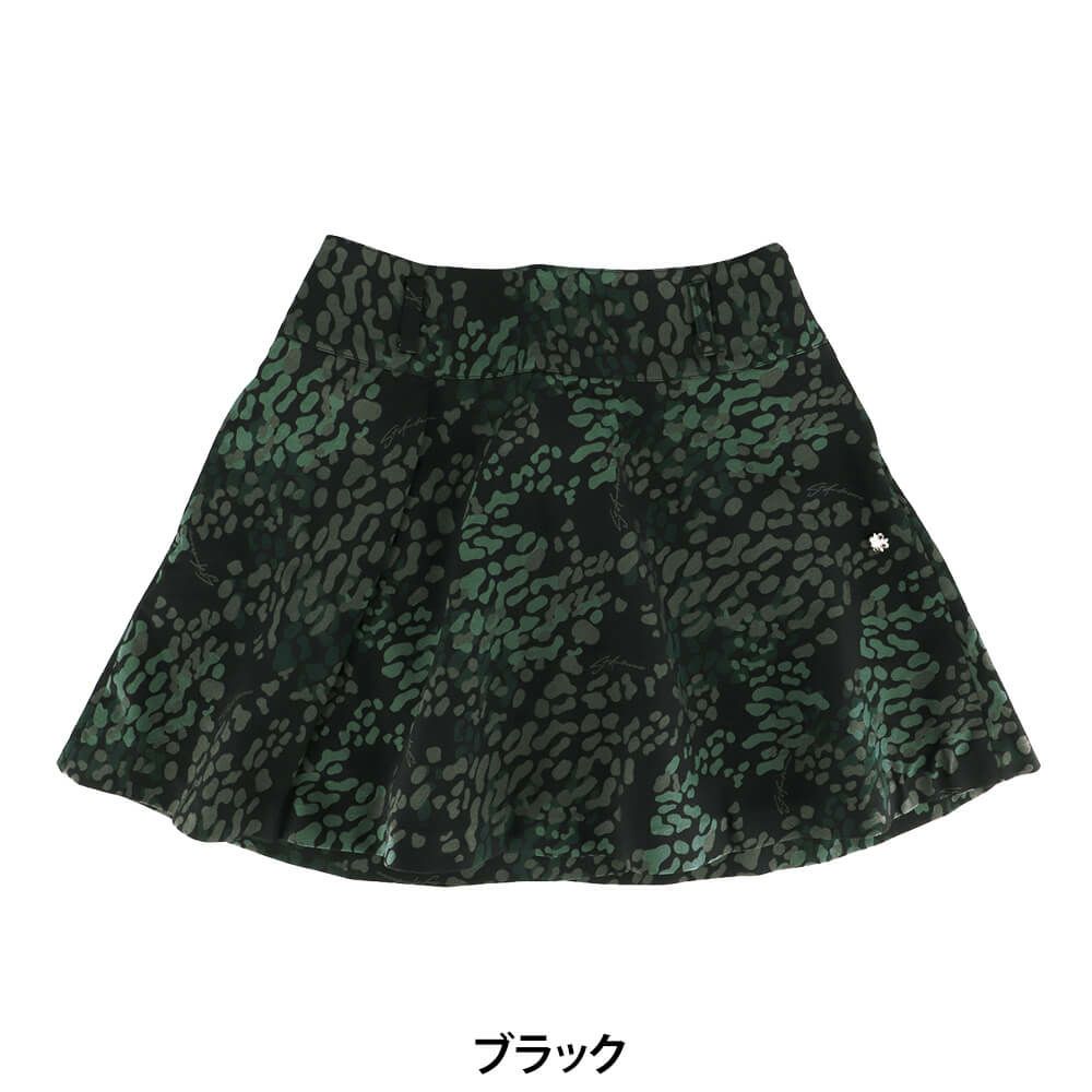 セントアンドリュース St ANDREWS　 レディース リンクスグリーンジャガード スカート 043-2234004 ブラック