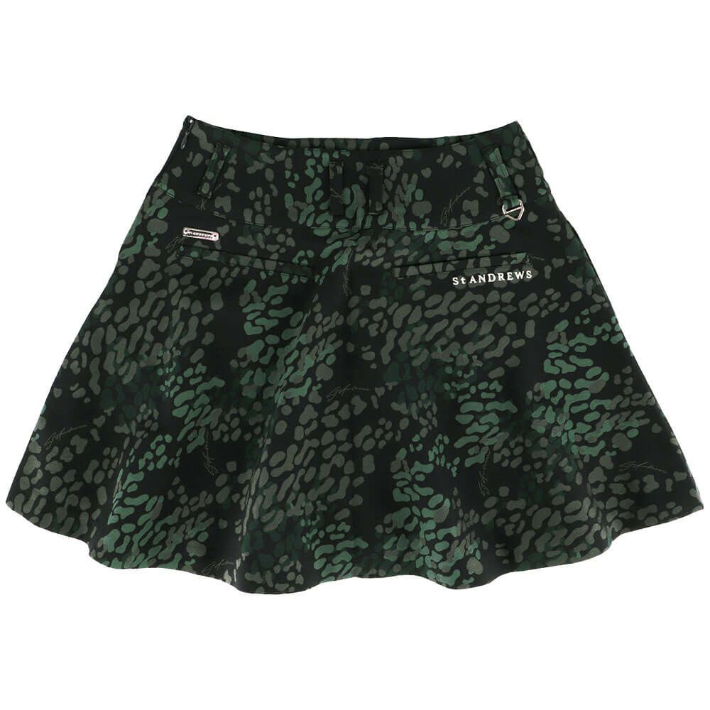 セントアンドリュース St ANDREWS　 レディース リンクスグリーンジャガード スカート 043-2234004 詳細2