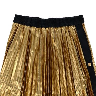 セントアンドリュース St ANDREWS　レディース サテンストライプ箔プリント プリーツ スカート 043-2234008 詳細3