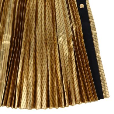 セントアンドリュース St ANDREWS　レディース サテンストライプ箔プリント プリーツ スカート 043-2234008 詳細6