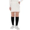 セントアンドリュース St ANDREWS　レディース 変形千鳥ジャガード スカート 043-2234012 ホワイト