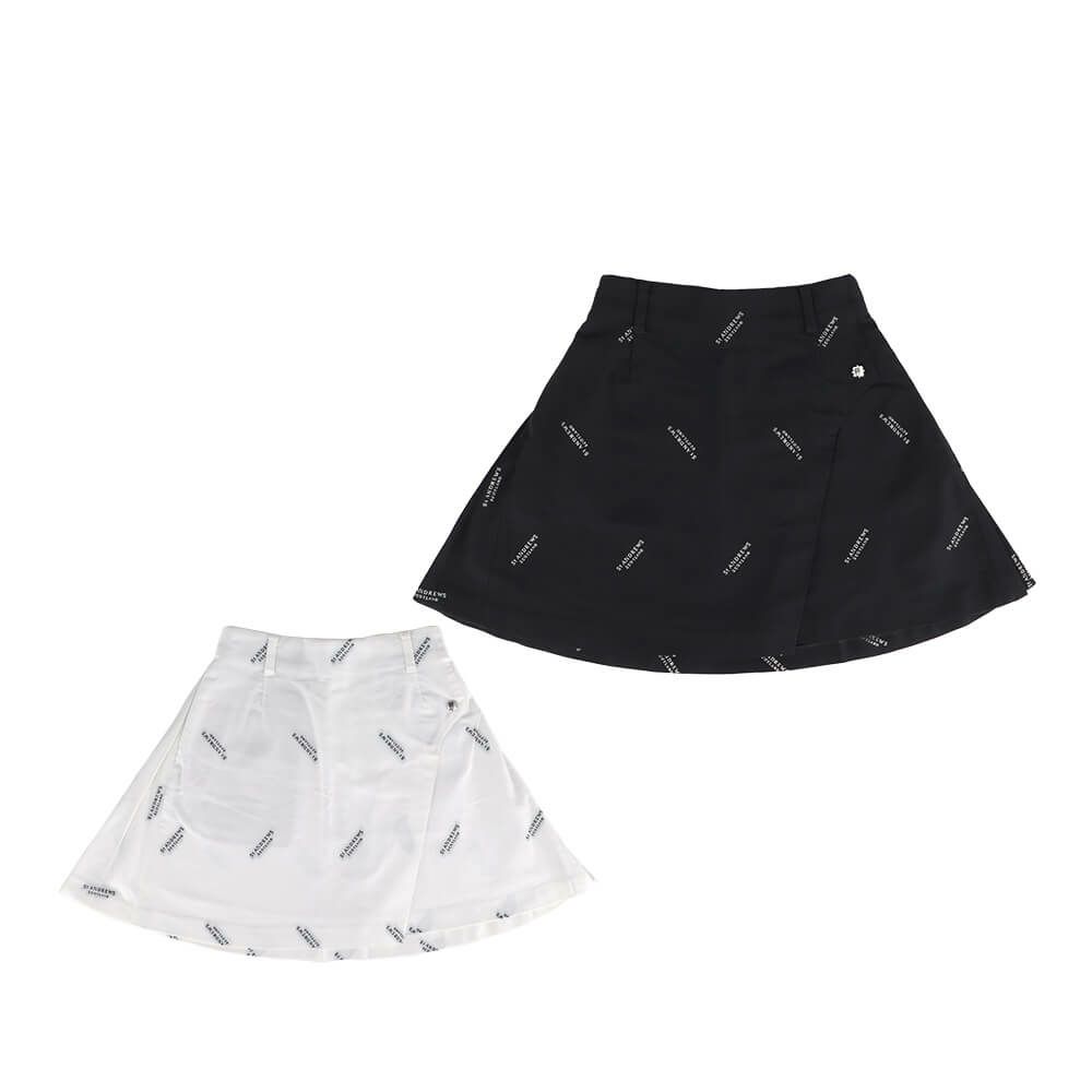 セントアンドリュース St ANDREWS　レディース ロゴジャガード スカート 043-2234902 詳細1