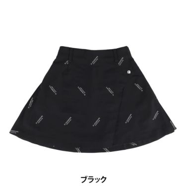 セントアンドリュース St ANDREWS　レディース ロゴジャガード スカート 043-2234902 ブラック