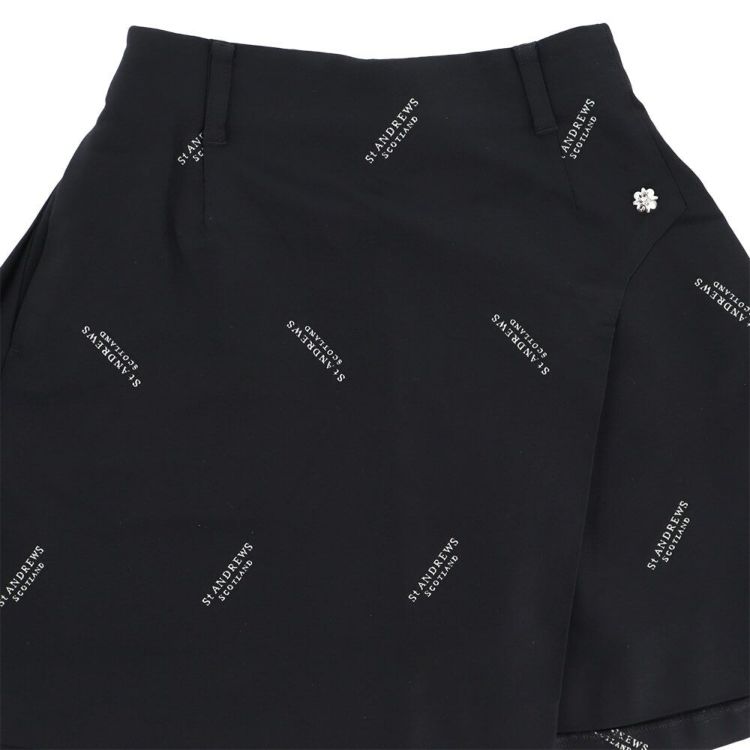 ○★新品未使用　St ANDREWS　クロッシングロゴ ジャガードスカート　L 新品未使用 St ANDREWS（セントアンドリュース） クロッシングロゴ