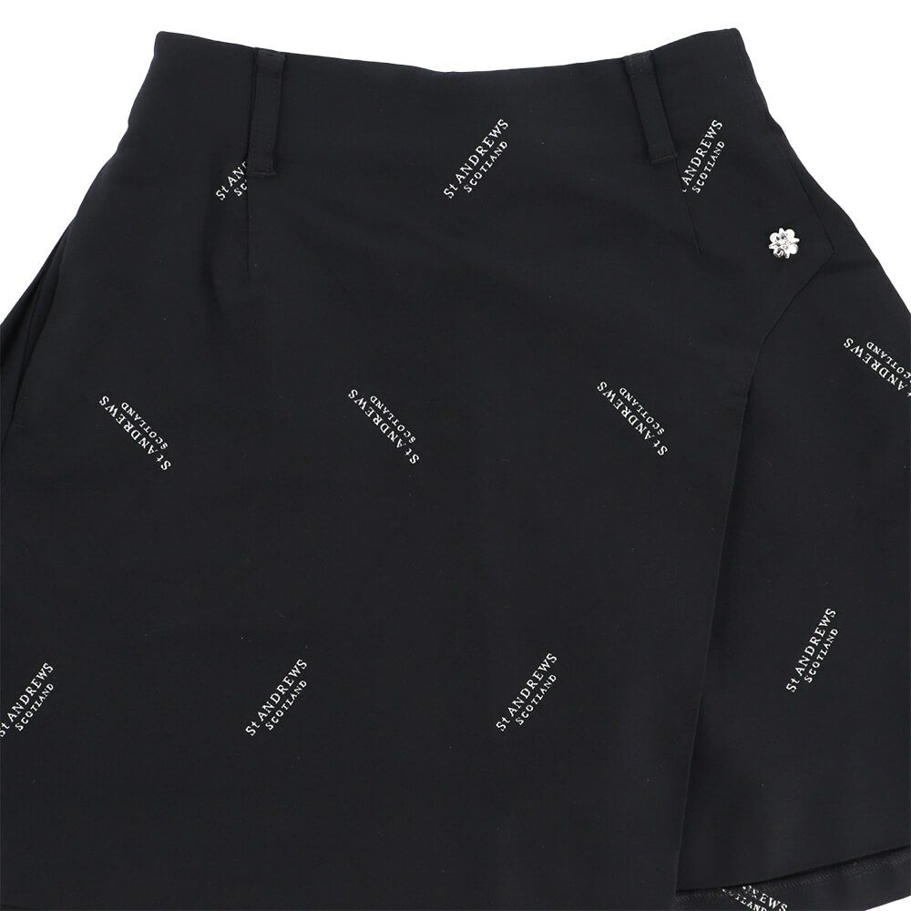 セントアンドリュース St ANDREWS　レディース ロゴジャガード スカート 043-2234902 詳細3