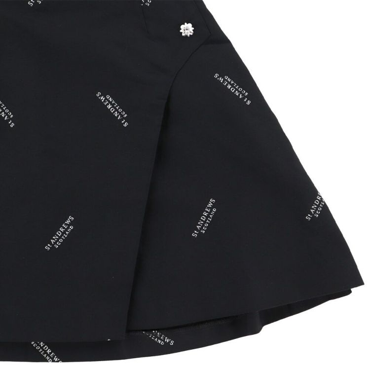 ○★新品未使用　St ANDREWS　クロッシングロゴ ジャガードスカート　L 新品未使用 St ANDREWS（セントアンドリュース） クロッシングロゴ