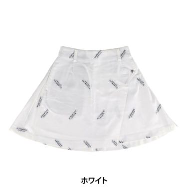セントアンドリュース St ANDREWS　レディース ロゴジャガード スカート 043-2234902 ホワイト