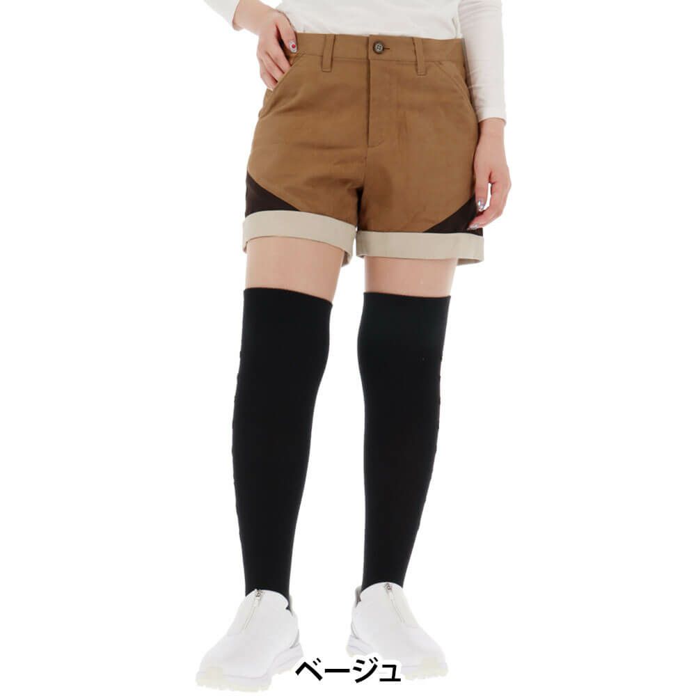 セントアンドリュース St ANDREWS　レディース スエード ショートパンツ 043-9232002 ベージュ