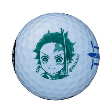 1（竈門炭治郎） スリクソン AD SPEED 2025年モデル ゴルフボール　1ダース（12球入り）　鬼滅の刃 キャラクター ゴルフボール　1ダース（12球入り） 詳細3