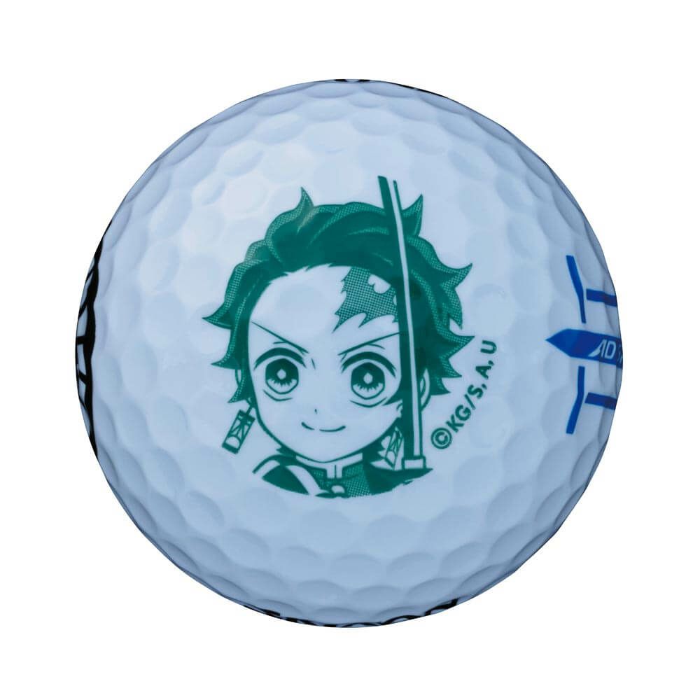 1（竈門炭治郎） スリクソン AD SPEED 2025年モデル ゴルフボール　1ダース（12球入り）　鬼滅の刃 キャラクター ゴルフボール　1ダース（12球入り） 詳細3