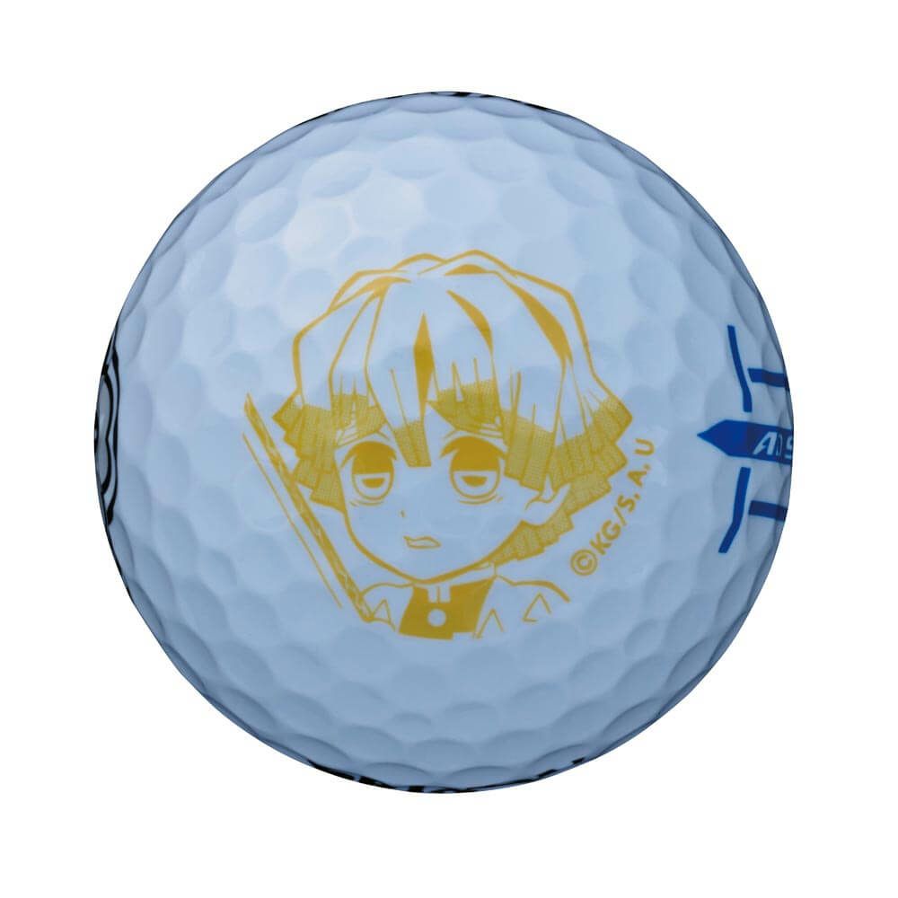 2（我妻善逸） スリクソン AD SPEED 2025年モデル ゴルフボール　1ダース（12球入り）　鬼滅の刃 キャラクター ゴルフボール　1ダース（12球入り） 詳細5