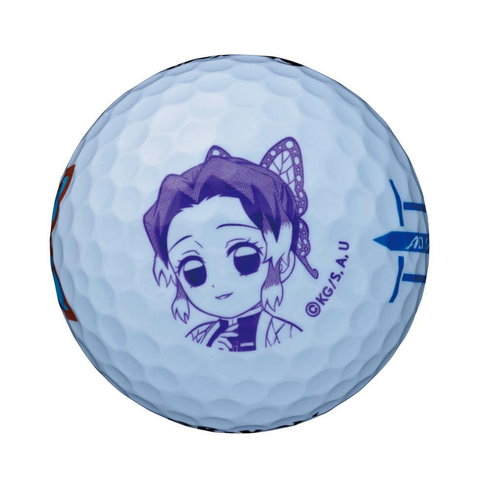 5（胡蝶しのぶ） スリクソン AD SPEED 2025年モデル ゴルフボール　1ダース（12球入り）　鬼滅の刃 キャラクター ゴルフボール　1ダース（12球入り） 詳細9