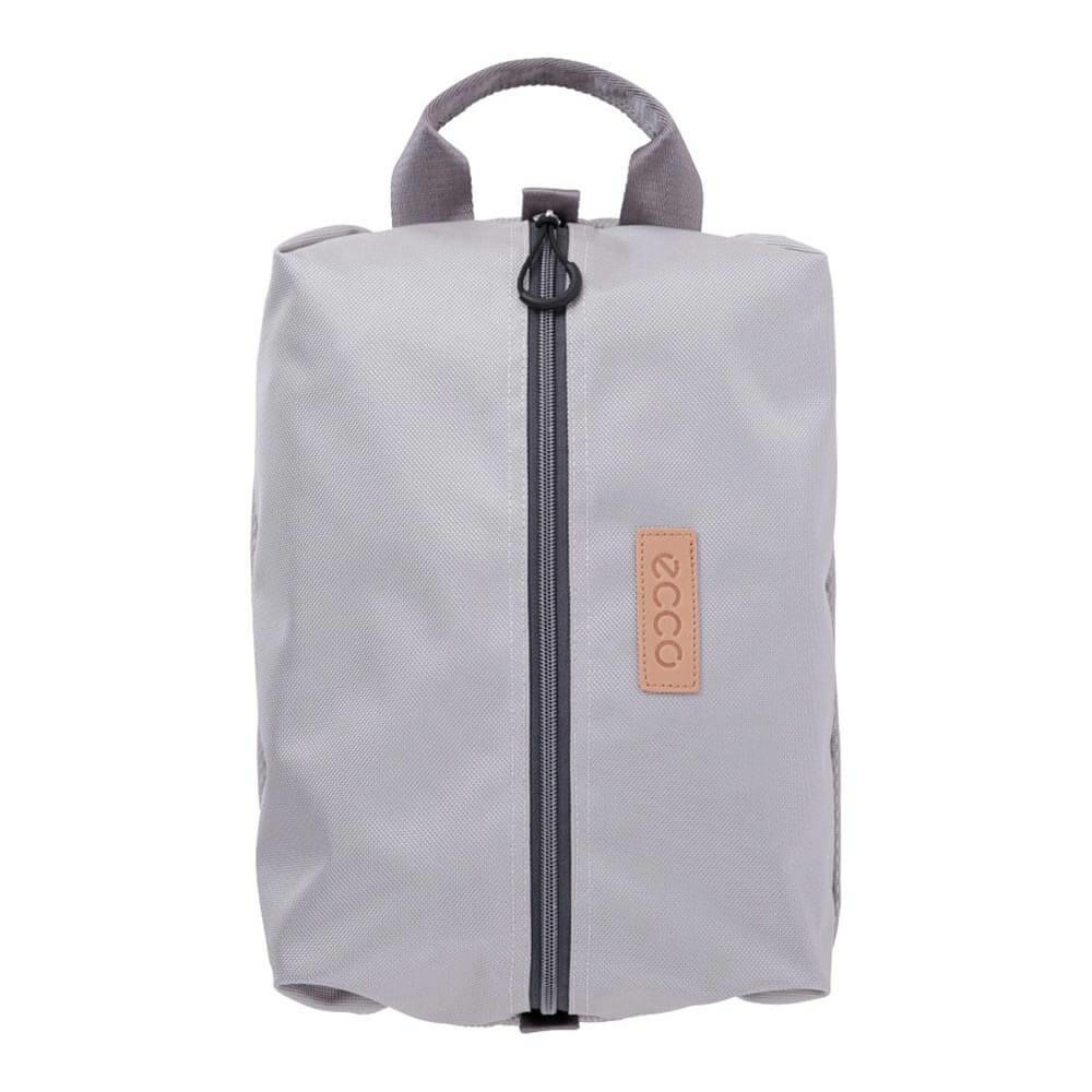 ecco エコー　メンズ ビッグロゴ シューズバッグ ECS004 LG ライトグレー　2025年モデル