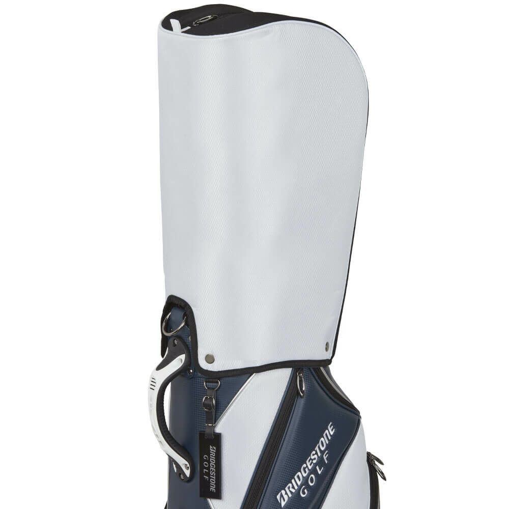 ブリヂストン　軽量 ベーシックモデル メンズ キャディバッグ CBG422 NW ネイビー/ホワイト　2024年モデル 詳細3