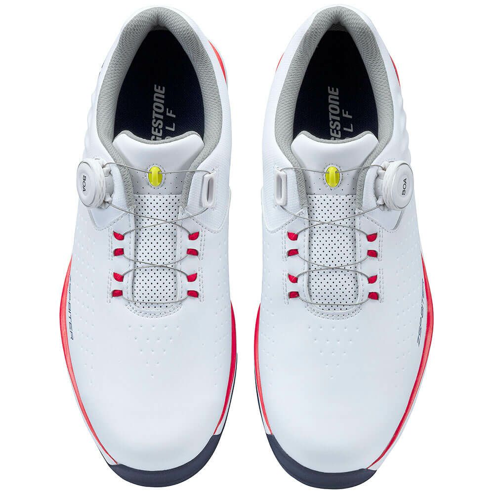 ブリヂストン  ゼロ・スパイク バイター ライト ボア メンズ スパイクレス ゴルフシューズ SH2505 WO ホワイト/オレンジ　2025年モデル ホワイト/オレンジ 詳細3