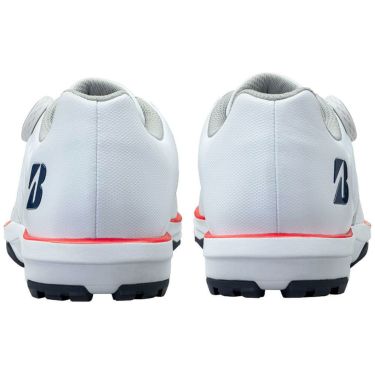 ブリヂストン  ゼロ・スパイク バイター ライト ボア メンズ スパイクレス ゴルフシューズ SH2505 WO ホワイト/オレンジ　2025年モデル ホワイト/オレンジ 詳細4