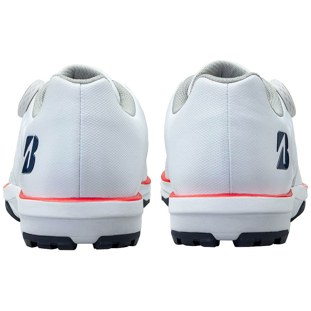 ブリヂストン  ゼロ・スパイク バイター ライト ボア メンズ スパイクレス ゴルフシューズ SH2505 WO ホワイト/オレンジ　2025年モデル ホワイト/オレンジ 詳細4