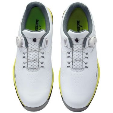 ブリヂストン  ゼロ・スパイク バイター ライト ボア メンズ スパイクレス ゴルフシューズ SH2505 WY ホワイト/イエロー　2025年モデル 詳細3