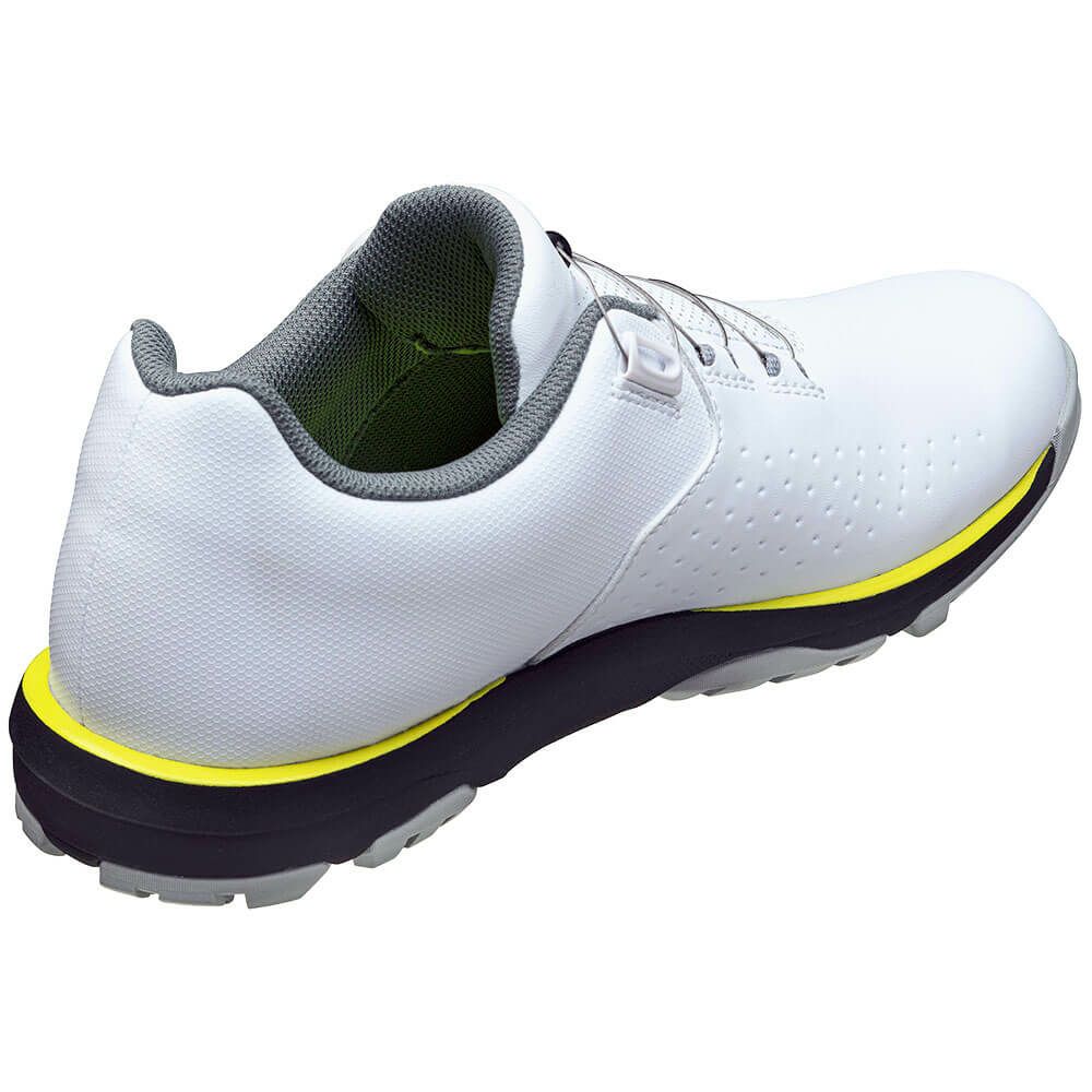 ブリヂストン  ゼロ・スパイク バイター ライト ボア メンズ スパイクレス ゴルフシューズ SH2505 WY ホワイト/イエロー　2025年モデル 詳細5