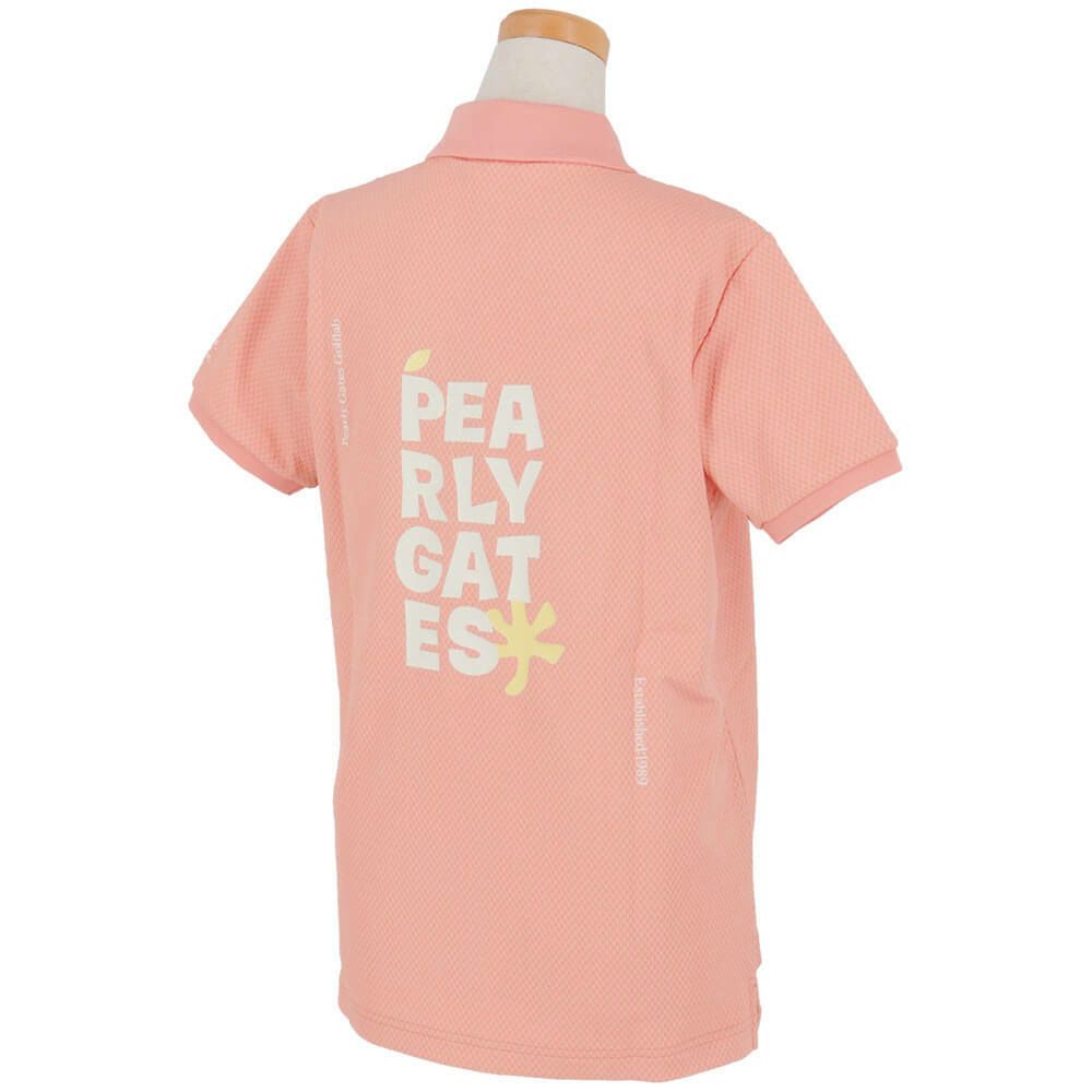 パーリーゲイツ PEARLY GATES　レディース バックプリント サッカーチェック 半袖 ポロシャツ 055-5260712　2025年モデル 詳細7