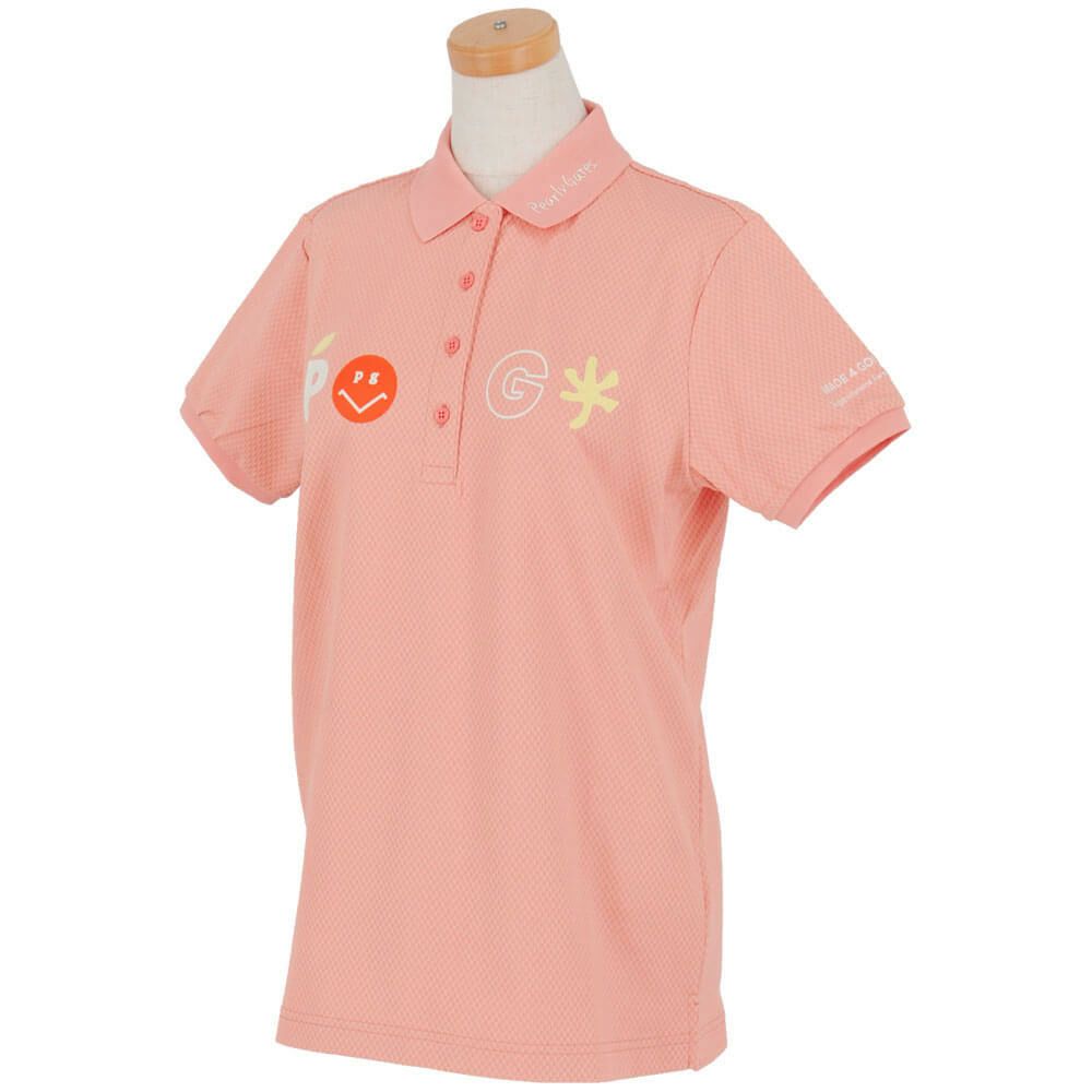 パーリーゲイツ PEARLY GATES　レディース バックプリント サッカーチェック 半袖 ポロシャツ 055-5260712　2025年モデル 詳細8