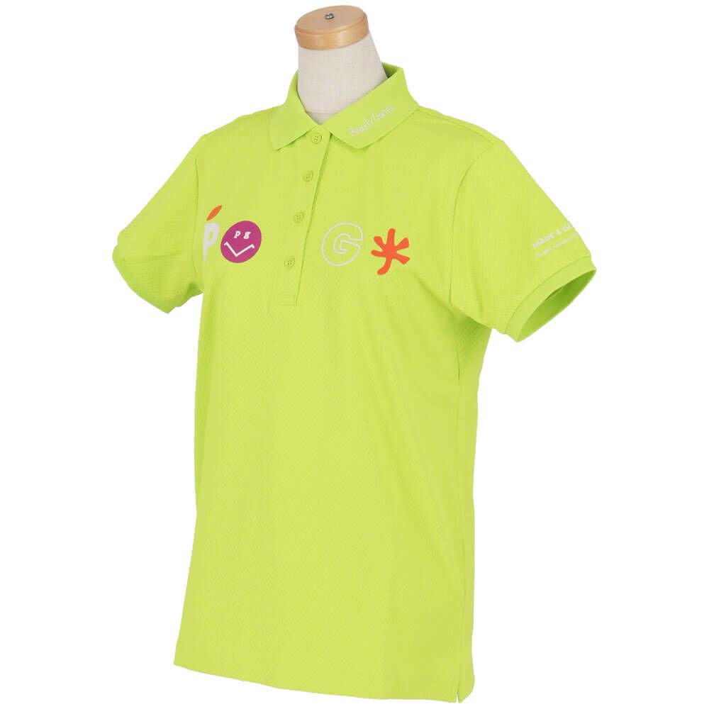 パーリーゲイツ PEARLY GATES　レディース バックプリント サッカーチェック 半袖 ポロシャツ 055-5260712　2025年モデル 詳細11